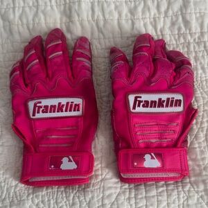 Franklin Pink Batting Gloves men’s size small